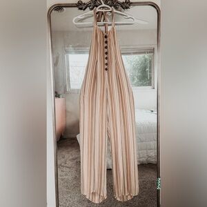 American Eagle Outfitters Multicolor Striped Jumpsuit